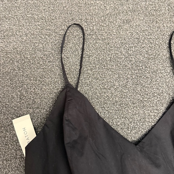 Aritzia Babaton Looksee Poplin Dress in Black - Picture 4 of 14